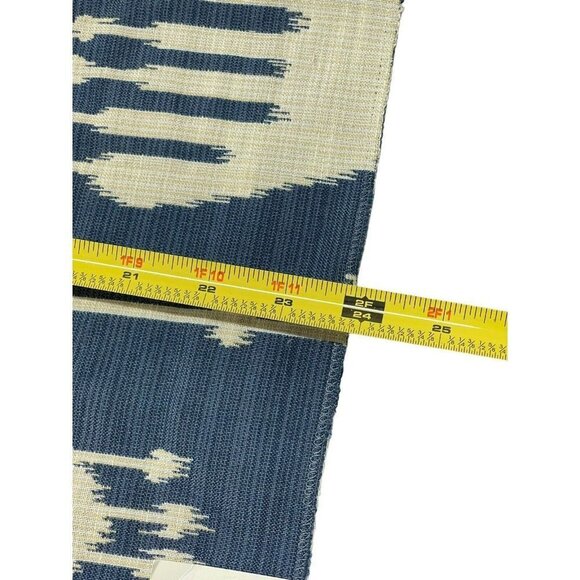 Lee Jofa, Sassari Ikat Ethnic  Motif Remnant 23” x 24” - Picture 3 of 10